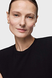 TOUS 18K Gold plated Silver Earring/ 1004243500