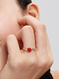 Pandora Disney 14K Позолоченное Кольцо/ 163984C01-54