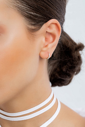 Ania Haie Արծաթյա Ականջօղ/ E035-17H