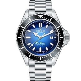 Edox  Men's Automatic Wristwatch/ 80120 3NM BUIDN Switzerland