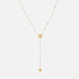 Zag Bijoux 24K Gold Plated Stainless Steel Surgical Necklace/ SNM23144-01UNI