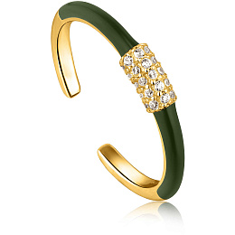 Ania Haie 14K Gold Plated Silver Ring/ R031-01G-G