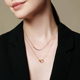 Ania Haie 14K Ոսկեպատ Արծաթյա Վզնոց/ N056-01G