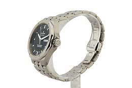 Delfin automatic day-date / Stainless steel / Blac