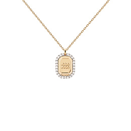 PDPAOLA 18K Gold Plated Silver Necklace/ CO01-566-U