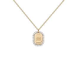 PDPAOLA 18K Gold Plated Silver Necklace/ CO01-566-U