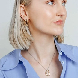 Ti Sento Gold Plated Silver Necklace/ 34091ZY-42