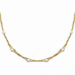 Maison de la Bijouterie 18K Ոսկեպատ Արծաթյա Վզնոց/ 31223145