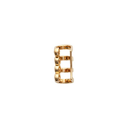 EARRINGS 18 KT GOLD PLATED CZ