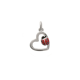 PENDANT SILVER 925 RHODIUM PLATED ENAMEL