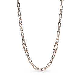 PANDORA Me 14K Rose Gold Plated Silver Necklace/ 389685C00-50