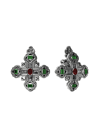 Silver Earring "Shurishkan"/CD0801