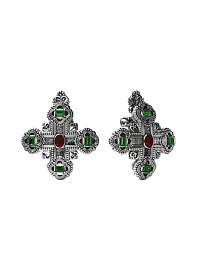 Silver Earring "Shurishkan"/CD0801