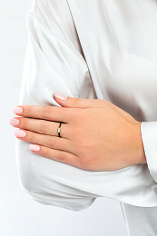 Ania Haie 14K Gold Plated Silver Ring/ R031-01G-G