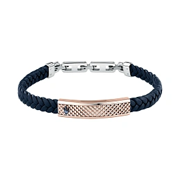 Maserati Leather Bracelet/ JM525AVE35