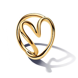 PANDORA Essence 14K Gold Plated Silver Ring/ 163288C00-54