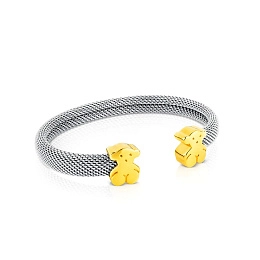 TOUS 18K Gold Plated Stainless Steel Bracelet/ 715900202