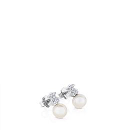 TOUS 18K White Gold Earring/ 515263000