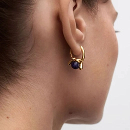 PDPAOLA 18K Gold Plated Silver Earring/ AR01-D18-U