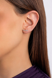Ania Haie 14K Ոսկեպատ Արծաթյա Ականջօղ/ E037-03G
