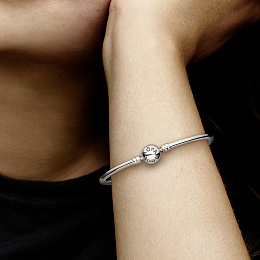 Silver bangle bracelet/Серебряный браслет