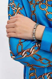 Standard Silver Bicycle Bracelet / All Steel