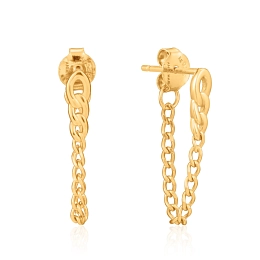 Ania Haie 14K Ոսկեպատ Արծաթյա Ականջօղ/ E021-03G