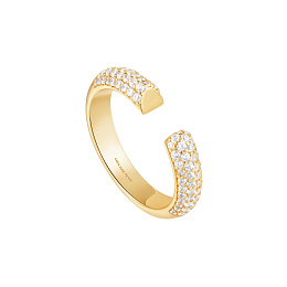 Ania Haie 14K Gold Plated Silver Ring/ R051-01G