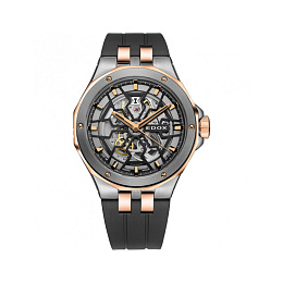 Delfin Mecano automatic 3 hands skeleton / Rose an