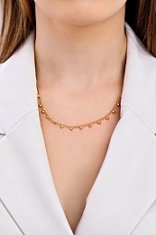 Maison de la Bijouterie 18K Gold Plated Necklace/ 92213145