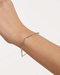 Bar Chain Silver Bracelet