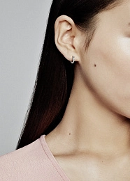 PANDORA Moments Silver Earring/ 299152C01