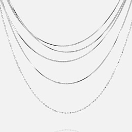 Zag Bijoux Stainless Steel Surgical Necklace/ SNX22918-00UNI