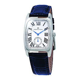 Boulton L, Pearl White Dial, Blue strap /H13421611