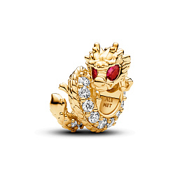 PANDORA Moments 14K Позолоченный Серебряный Шарм/ 763069C01