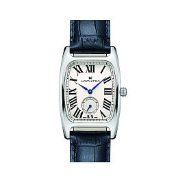 Boulton L, Pearl White Dial, Blue strap /H13421611