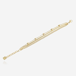 Zag Bijoux 24K Gold Plated Stainless Steel Surgical Bracelet/ SBX22924-01UNI