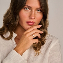 Blush Lab-Grown Diamonds 14K Gold Ring/ LG1010Y-58