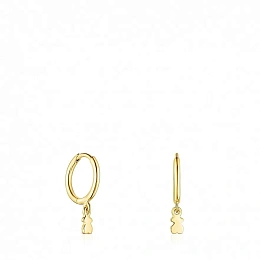 TOUS 18K Gold Plated Silver Silver Earring/ 18153570