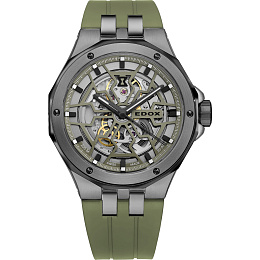 Delfin Mecano automatic 3 hands skeleton / Grey PV