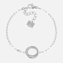 Zag Bijoux Stainless Steel Surgical Bracelet/ SBS21872-00WHT