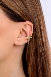 Ania Haie 14K Ոսկեպատ Արծաթյա Ականջօղ/ E053-11G