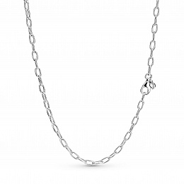 Sterling silver link necklace /399410C00-50