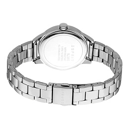 ESPRIT Women Watch, Silver Color Case, Dark Blue & Silver Glitter Dial, Stainless Steel Metal Bracel
