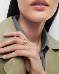 PDPAOLA 18K Gold Plated Ring/AN01-D96-16