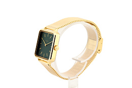 La Tétragone Mesh, Gold, Forest Green/Gold