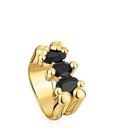 TOUS 18K Ոսկեպատ Արծաթյա Մատանի/ 1004228214