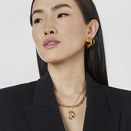 TOUS 18K Gold plated Silver Necklace/ 311732570