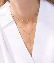Zag Bijoux Ожерелье/ SNM18288-00WHT