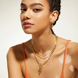 Ania Haie 14K Ոսկեպատ Արծաթյա Վզնոց/ N048-03G